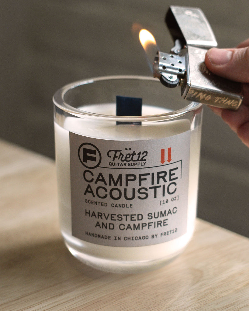 CAMPFIRE ACOUSTIC FRET12 CANDLE – LARGE 10 OZ