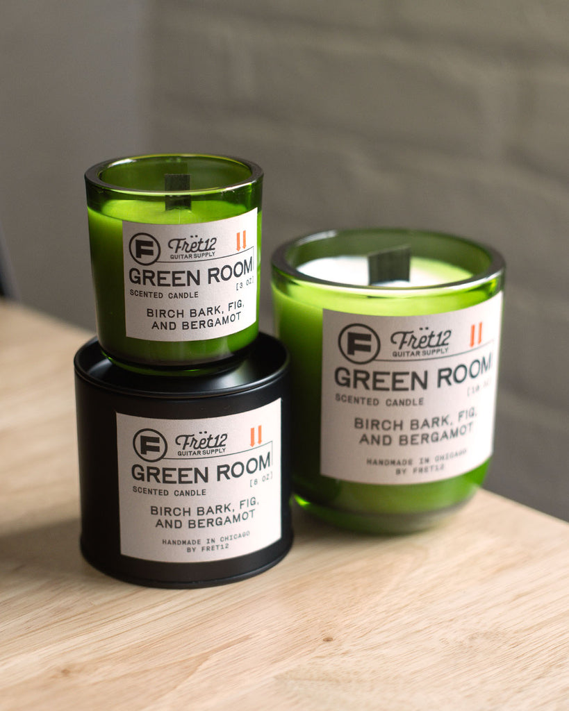 GREEN ROOM FRET12 CANDLE – SMALL 3 OZ