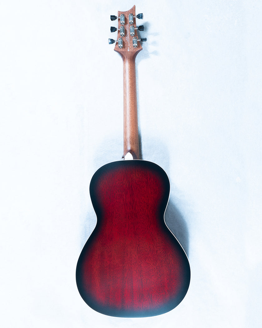 PRS SE PPE20 Parlor Acoustic/Electric - Fire Red Burst Gloss Top Satin Back