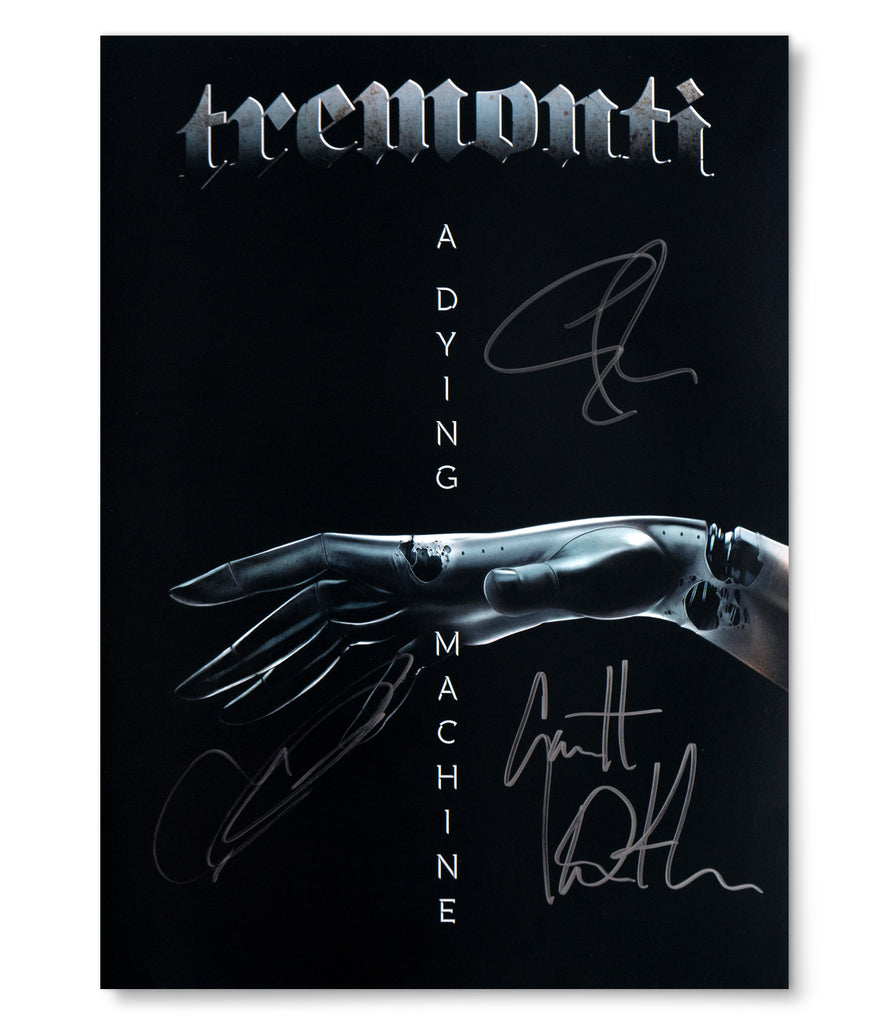 Limited Edition TREMONTI "A Dying Machine" Autographed Poster